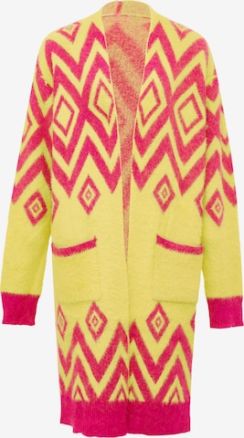 ebeeza Knit Cardigan in Pink: front