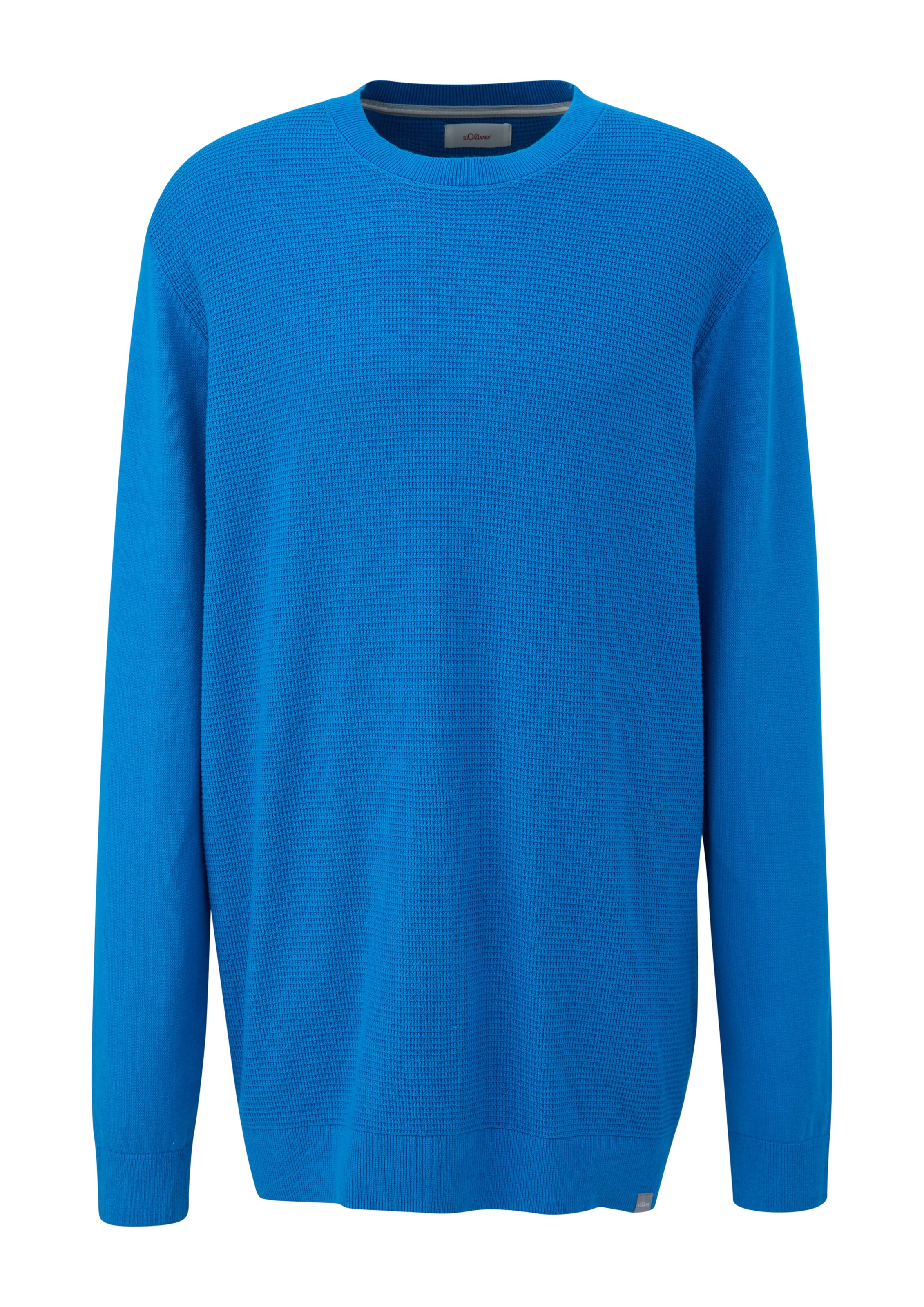 s.Oliver Men Tall Sizes Pullover in Blau: Vorderseite