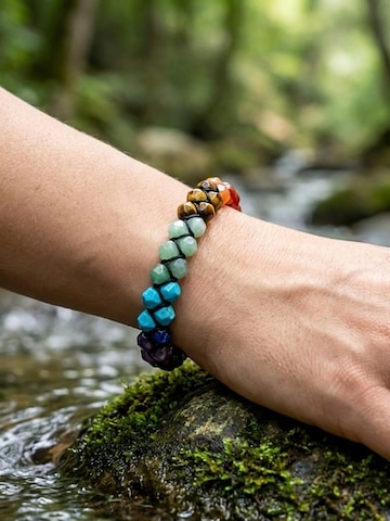 UNIQAL Bracelet '8 CHAKRA STEINE' in Mixed colors