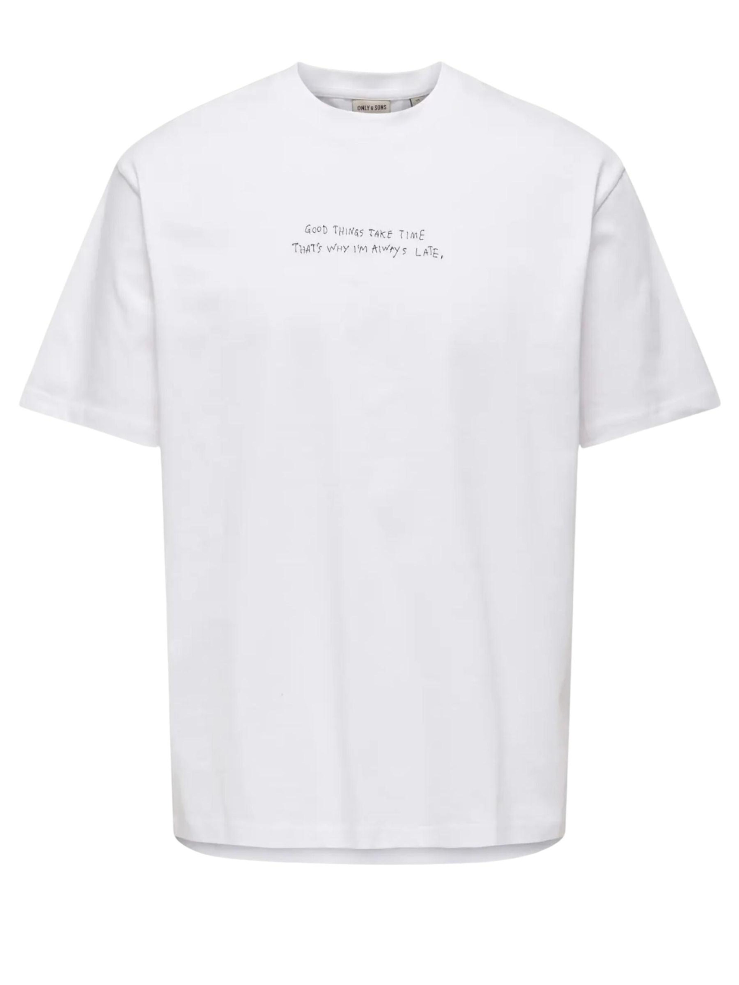 Only & Sons Camiseta en blanco, Vista del producto