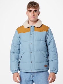 Veste QUICKSILVER bleu fumé / cognac / blanc naturel