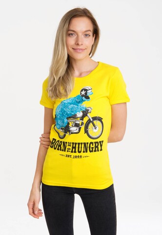 LOGOSHIRT Shirt in Gelb: Vorderseite