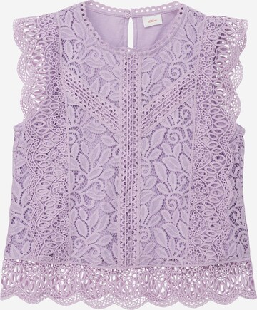 s.Oliver Blouse in Purple: front