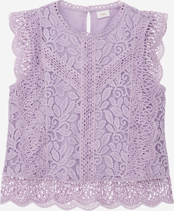 s.Oliver Blouse in Purple: front