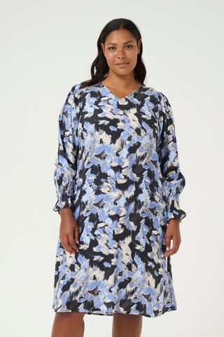KAFFE CURVE Dress 'Toria' in Blue: front