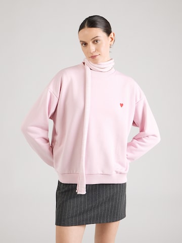 studioselect Свитшот 'Eva' в Ярко-розовый: спереди