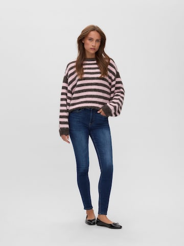 VERO MODA Sweater 'VMOLIVIA' in Brown
