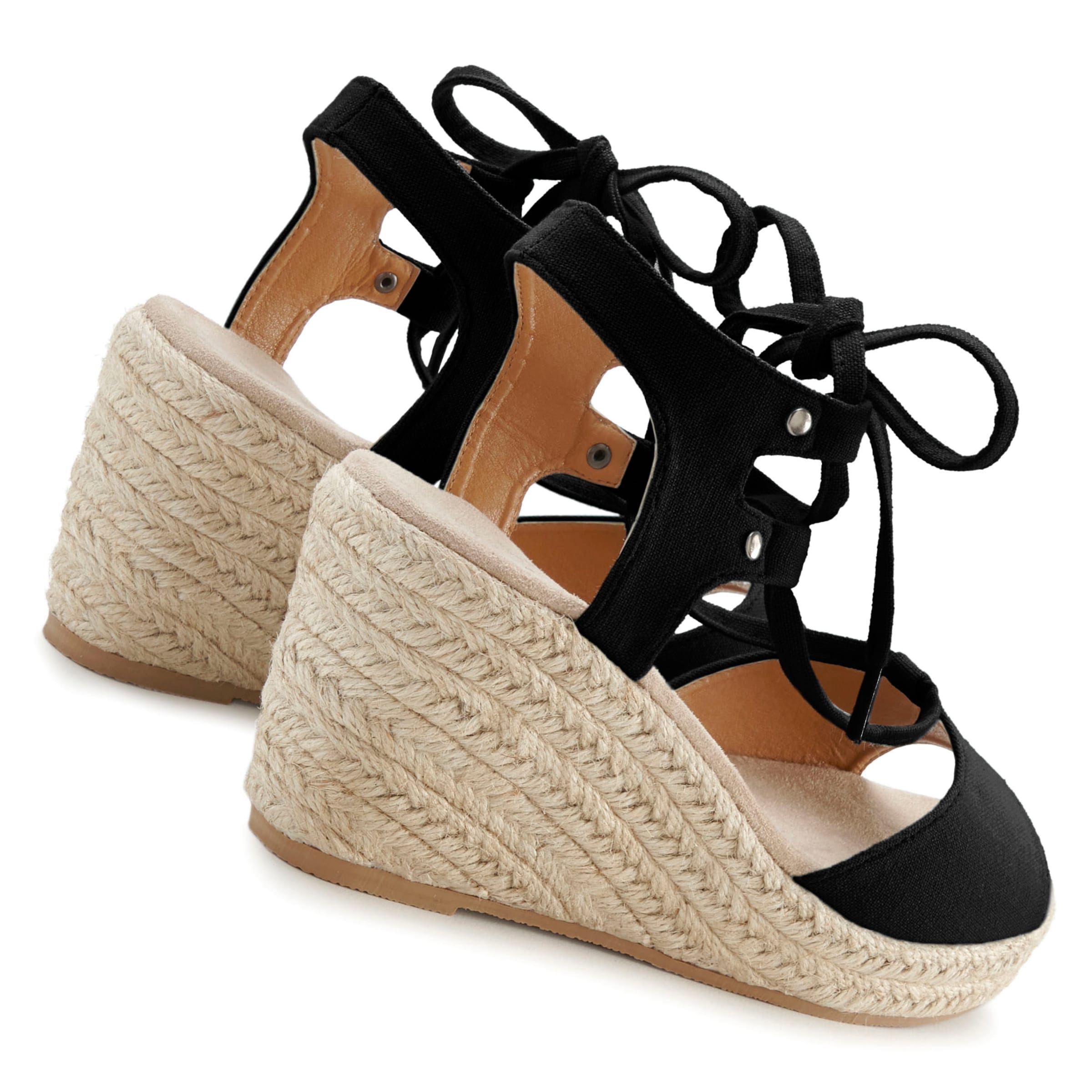 LASCANASandale s remenčićima - crna boja