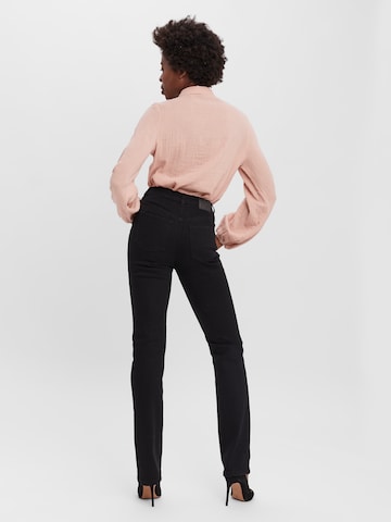 VERO MODA Regular Jeans 'Drew' in Zwart