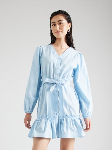 Robe-chemise Dorothy Perkins en bleu : devant