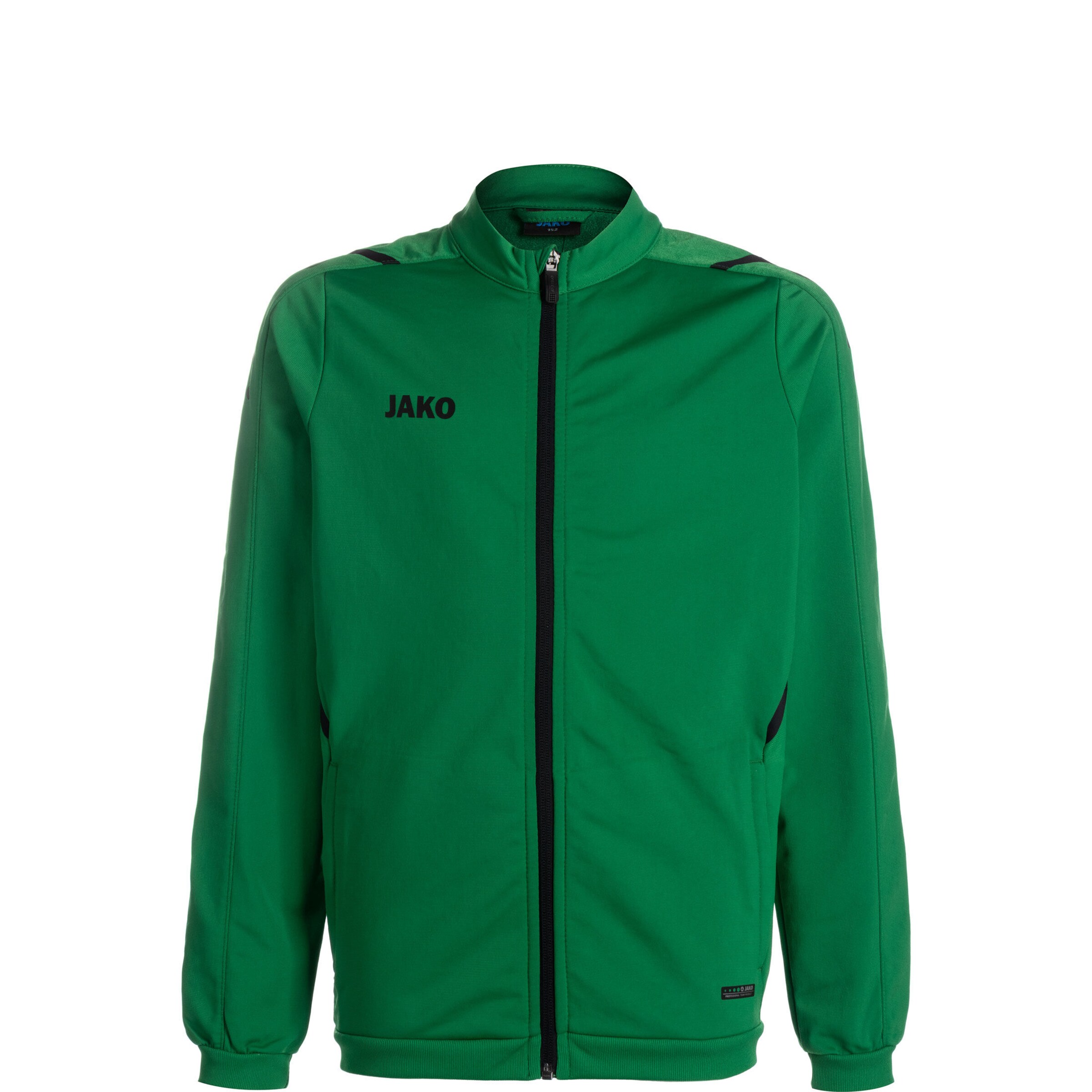 JAKO Athletic Jacket 'Challenge' in Green: front