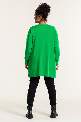 SANDGAARD Strickjacke in Grün