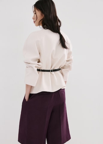 MANGO Regular Pants 'Tempoli' in Purple