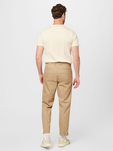 Redefined Rebel Regular Pleat-front trousers 'Kevin' in Green