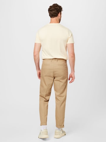 Redefined Rebel Regular Pleat-Front Pants 'Kevin' in Green