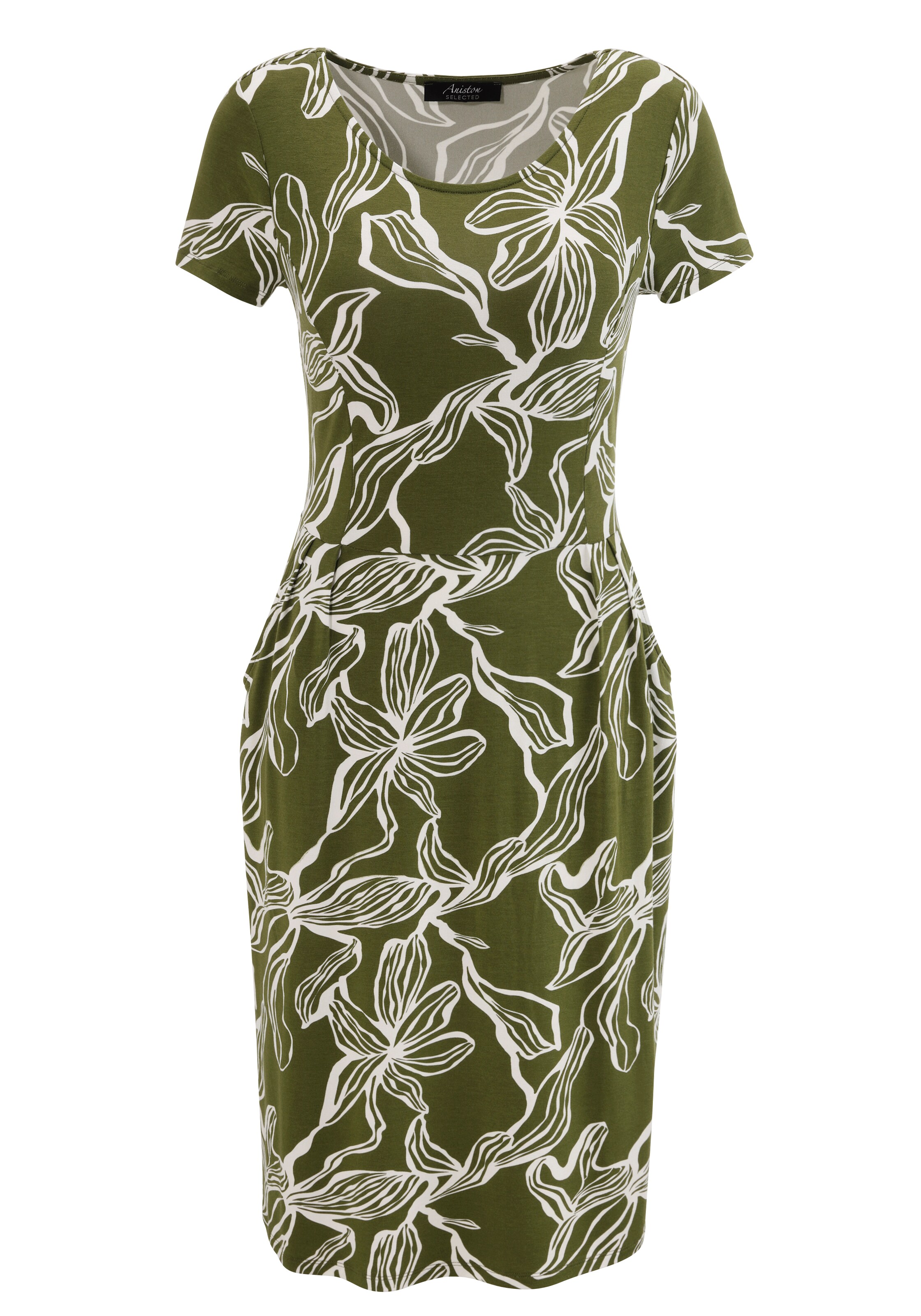 Aniston SELECTED Sommerkleid in Grün: Vorderseite