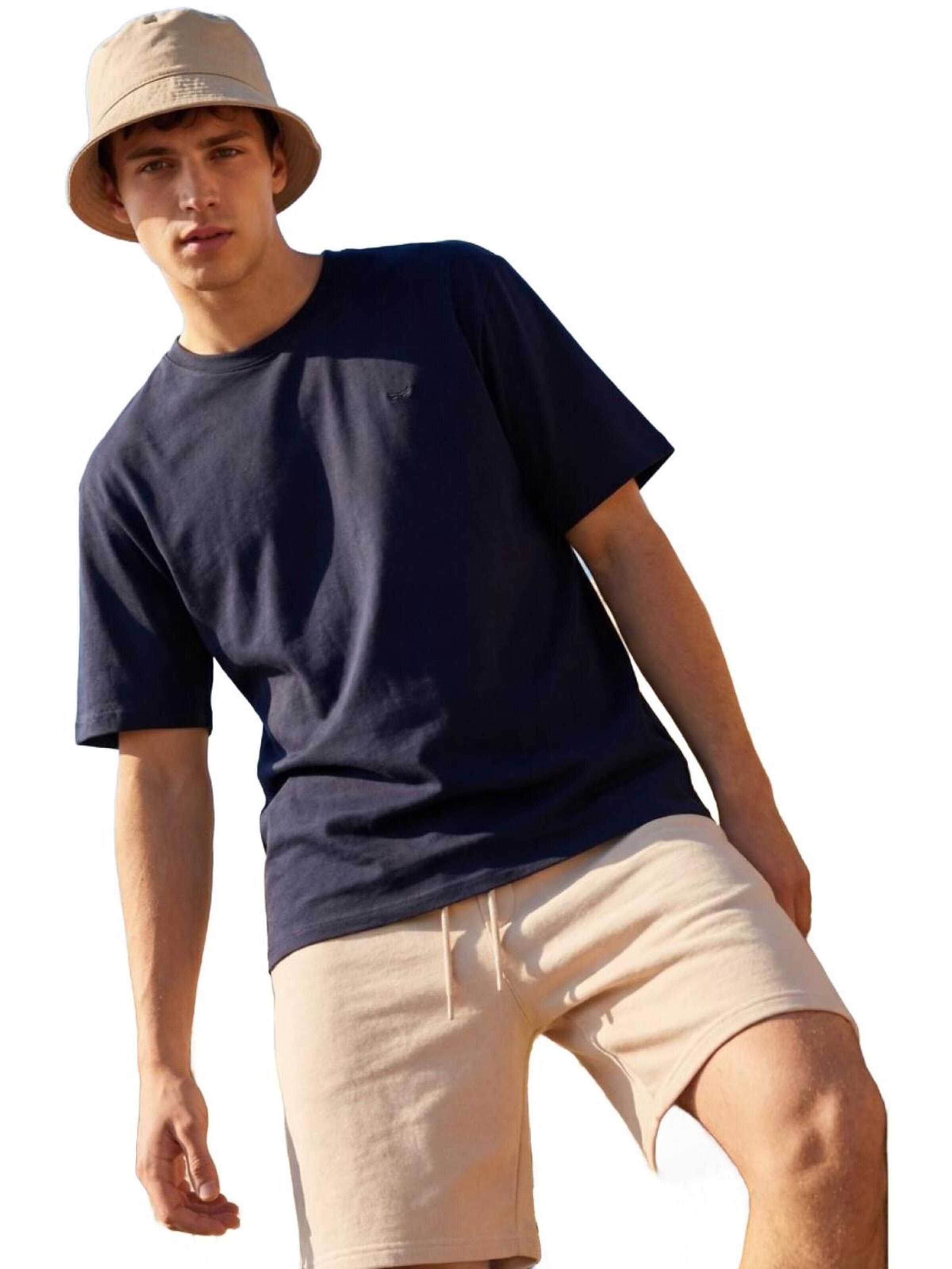 LTB Jeans - Camiseta 'Basic T-Shirt' en azul: frente