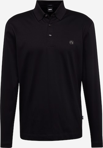 BOSS Poloshirt 'C-Paley 01' in Schwarz: Vorderseite
