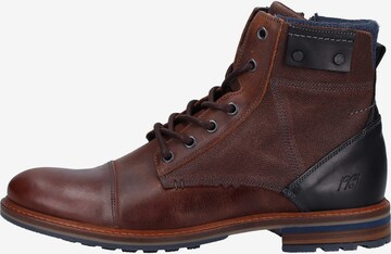 BULLBOXER Lace-Up Boots in Brown