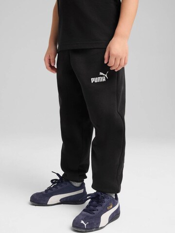 PUMA Regular Sporthose 'Puma Ess Small No.1 Logo Sweatpants Fl Ps'‌ in Schwarz