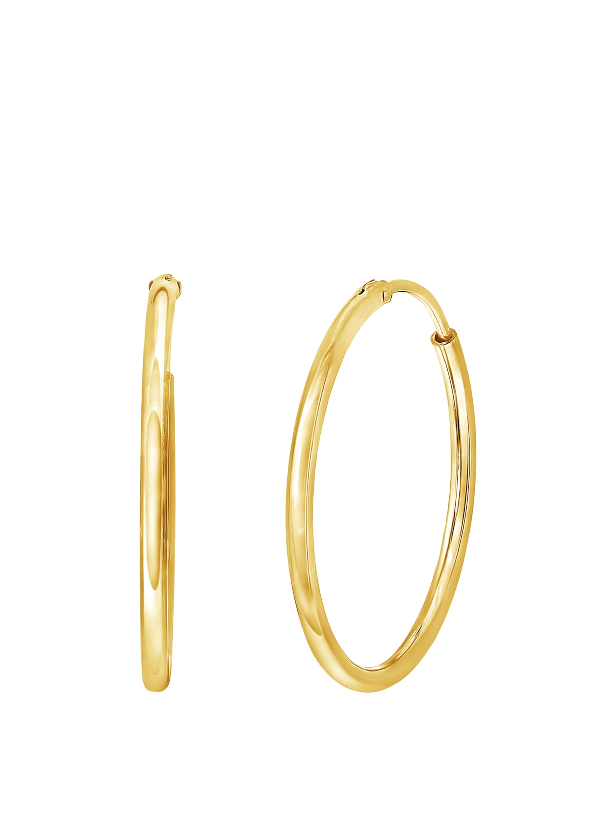 Lucardi Oorbellen in Goud: voorkant