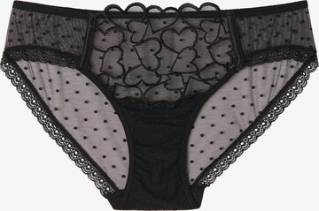 INTIMISSIMI Panty 'QUEEN OF HEARTS' in Black: front