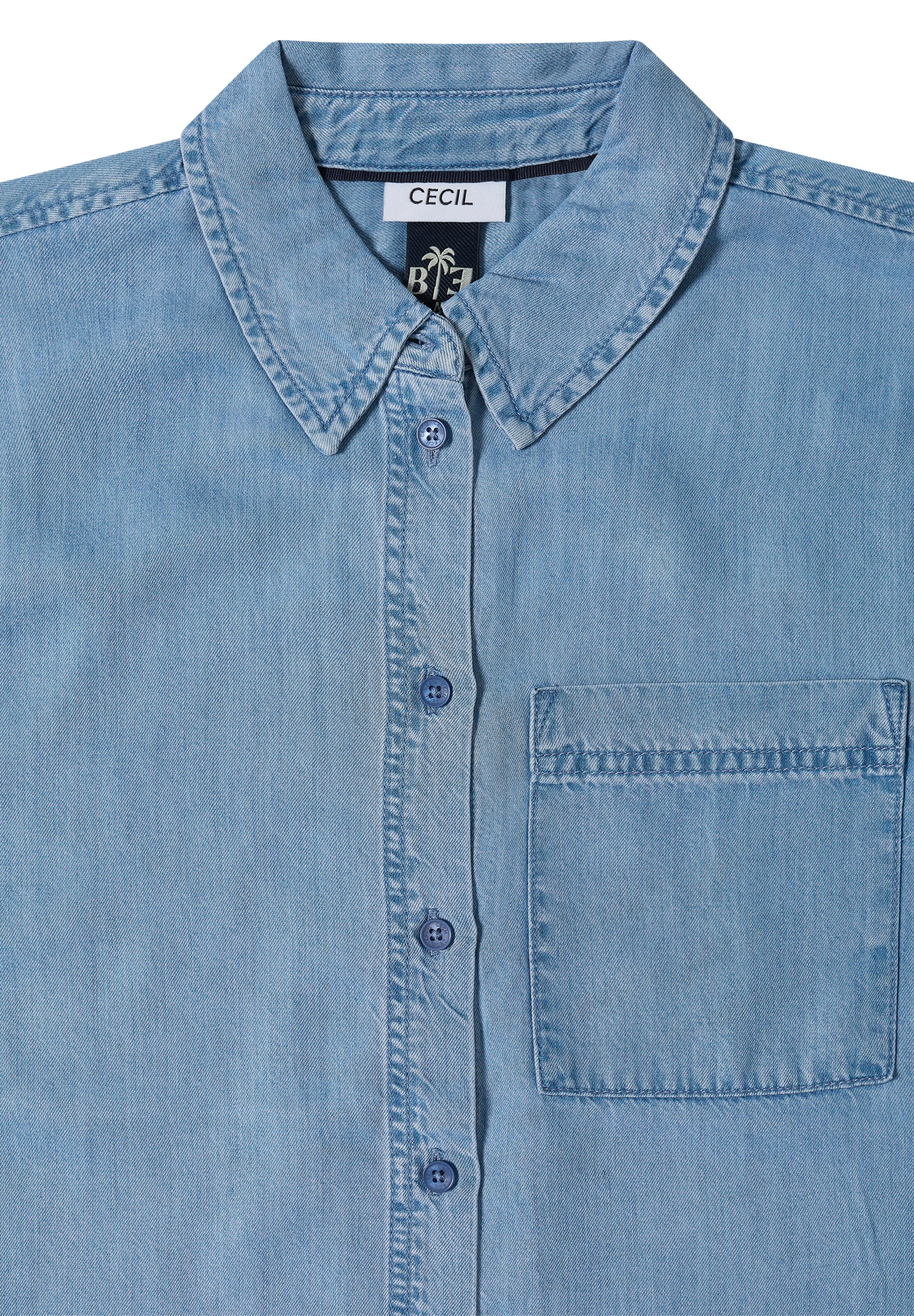 CECIL Bluse in Blau