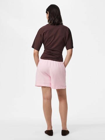 Loosefit Pantalon 'SASTINA' PIECES en rose