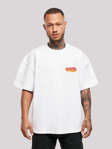 T-Shirt 'WYLD WILD' F4NT4STIC en blanc : devant