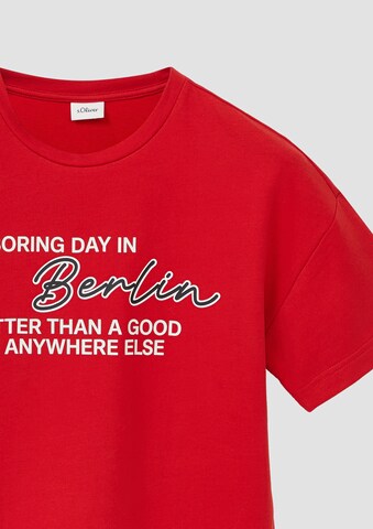 T-Shirt s.Oliver en rouge