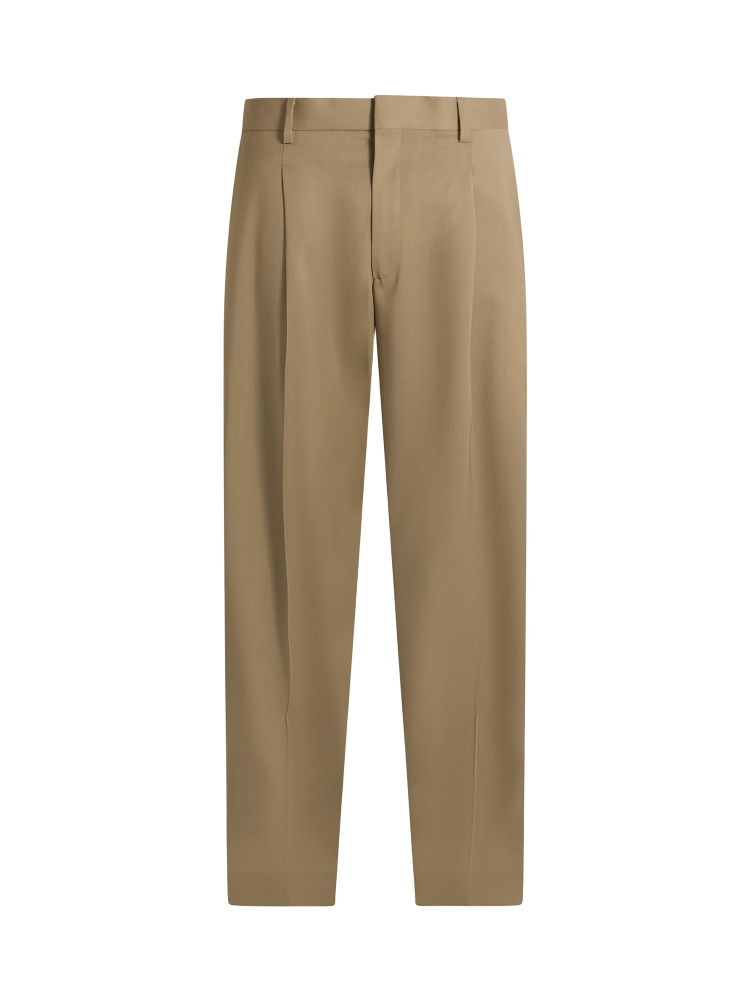 COSTUMEIN Loosefit Bandplooibroek in Bruin: voorkant