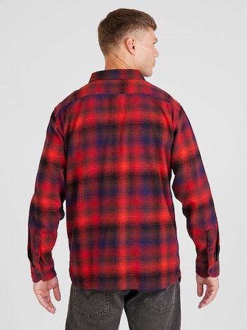 LEVI'S ® - Comfort Fit Camisa 'Jackson Worker' em vermelho