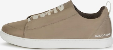 Boggi Milano Platform trainers in Grey: front