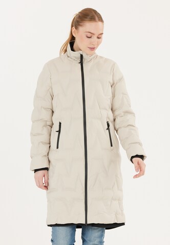 Weather Report Outdoor Coat 'Fosteras' in Beige: front