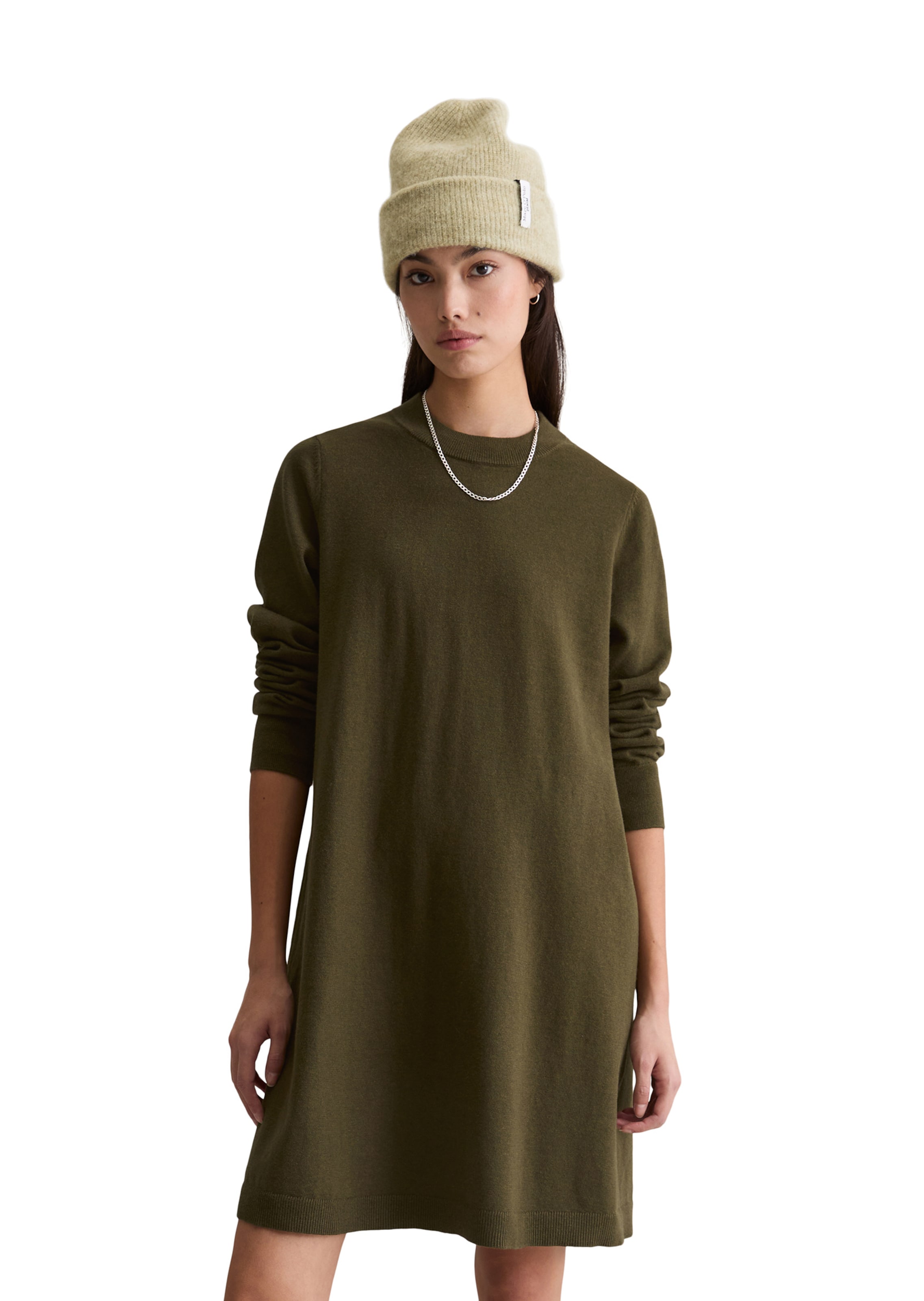 Marc O'Polo DENIM Knit dress in Green: front