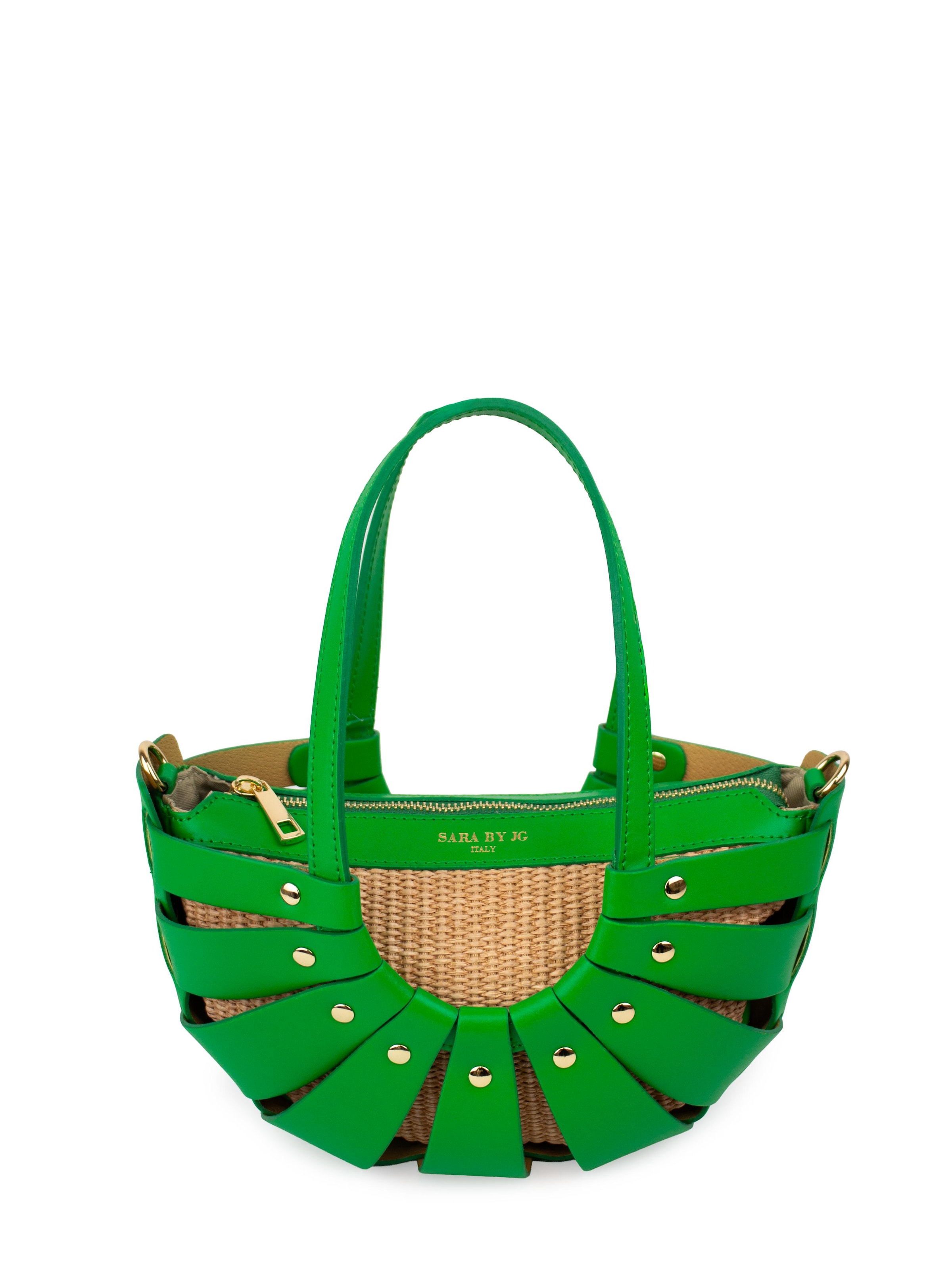 SARA BY JG Handbag 'L'Audace Mini' in Green: front