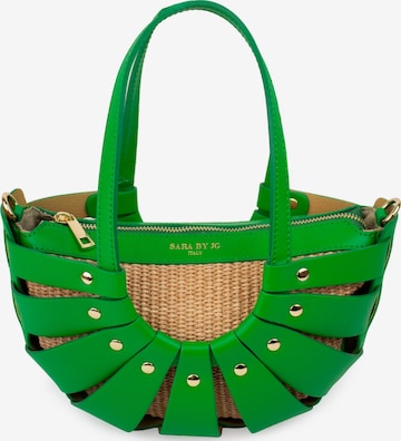 Sacs à main 'L'Audace Mini' SARA BY JG en vert : devant
