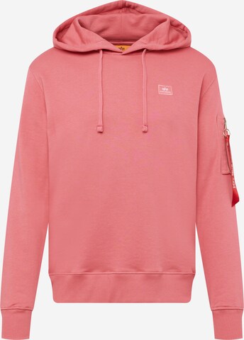 ALPHA INDUSTRIES Sweatshirt 'X-Fit' in Orange: predná strana