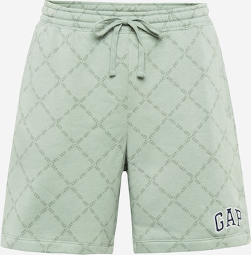 GAP Kalhoty – zelená: přední strana
