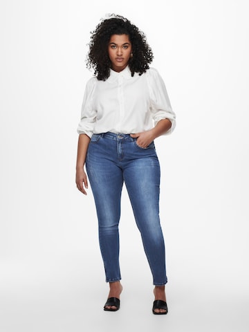 ONLY Carmakoma Skinny Jeans in Blau