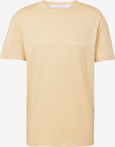 Calvin Klein Jeans T-Shirt 'INSTITUTIONAL' in beige / offwhite, Produktansicht