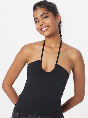 HOLLISTER - Top en negro: frente