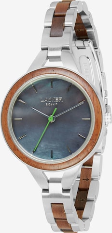 LAiMER Analog Watch in Silver: front