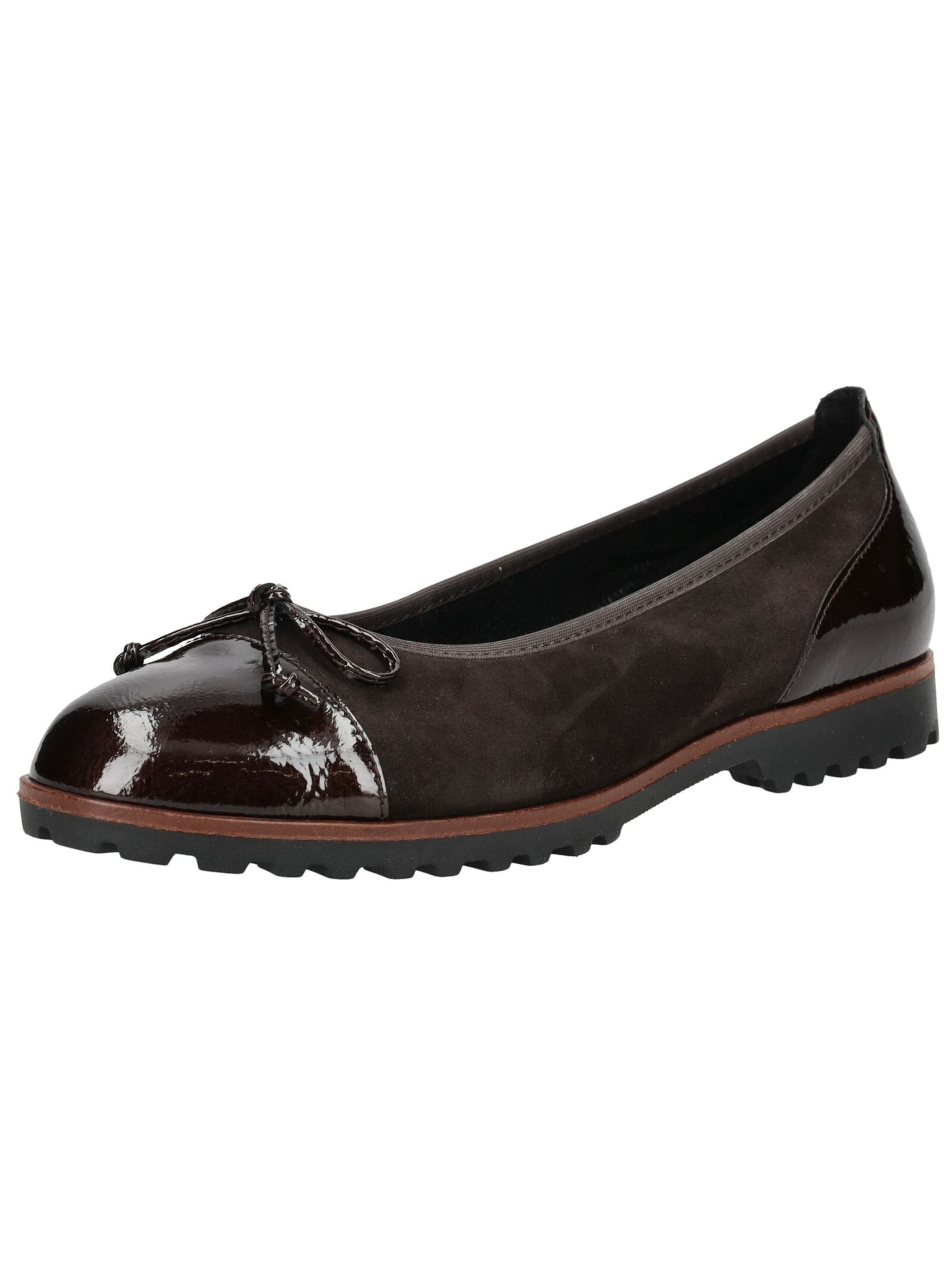 GABOR Ballerina in Braun: Vorderseite