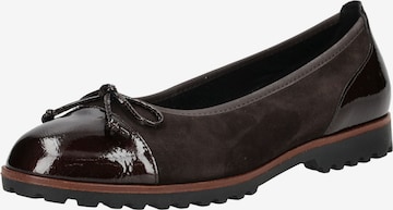 GABOR Ballerina in Bruin: voorkant