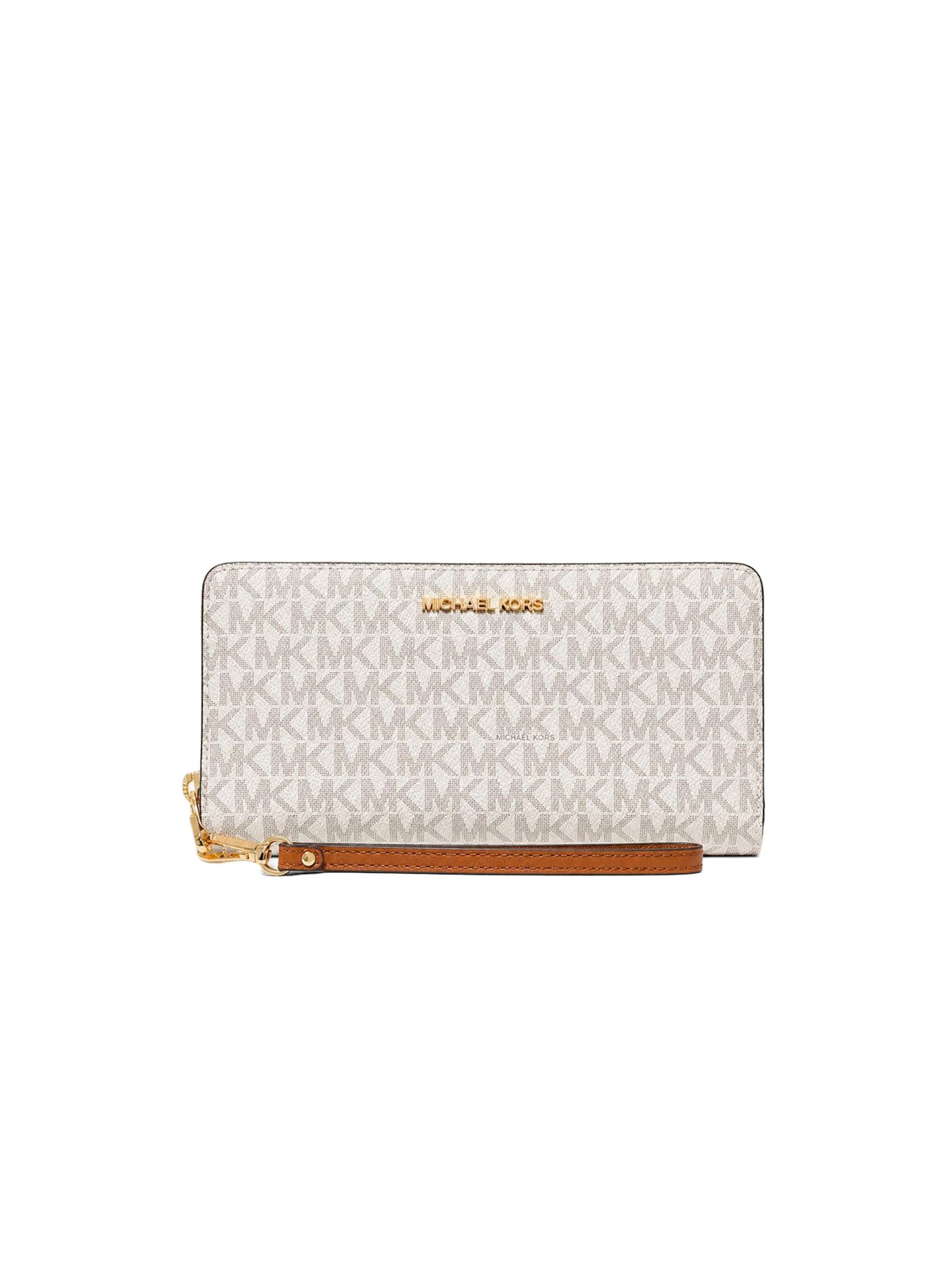 Michael Kors Portemonnaie 'Lg Trvl Continental'‌‌‌‌ in Beige: Vorderseite