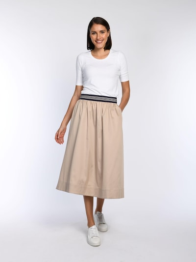 White Label by RoFa Skirt 'Sommerrock in schmeichelnder A-Linie' in Beige, Item view