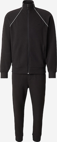 Tuta da jogging di BOSS in nero: frontale