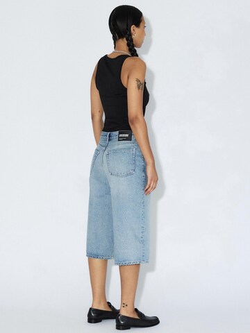 Dr. Denim Loosefit Jeans 'Dace Mid Wide Capri' in Blauw