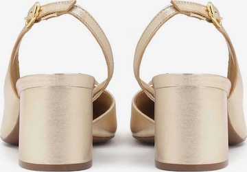Kazar - Zapatos destalonado en oro